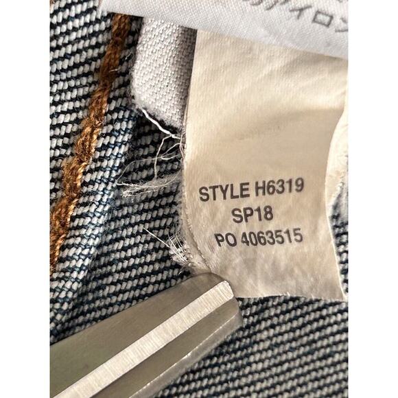 Madewell Jeans Womens Size 25 10" High Rise Skinny Dark Wash Raw Hem 27" Inseam - Picture 11 of 15